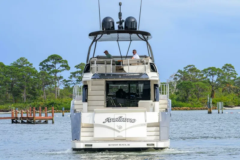 Slide: The Image of Marquis 66 ANDIAMO - Aft Profile 2016 Marquis 66 660 Sport Yacht ANDIAMO - 7675185