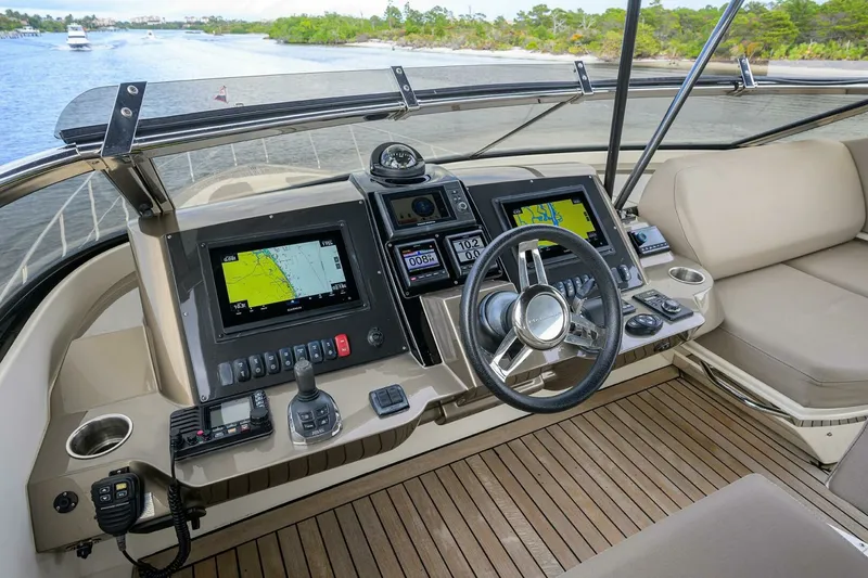 Slide: The Image of Marquis 66 ANDIAMO - Flybridge Helm 2016 Marquis 66 660 Sport Yacht ANDIAMO - 7675165