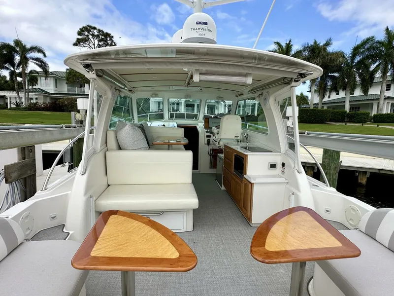 Slide: The Image of Back Cove 34 SHE'S A LADY - Exterior Cockpit 2022 Back Cove 34 SHE'S A LADY - 5883109