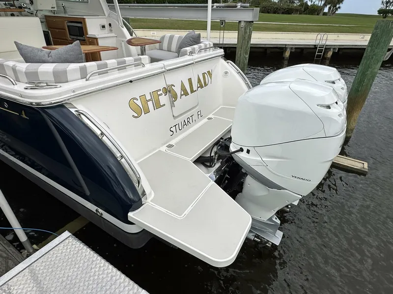 Slide: The Image of Back Cove 34 SHE'S A LADY - Exterior Engines 2022 Back Cove 34 SHE'S A LADY - 5883100