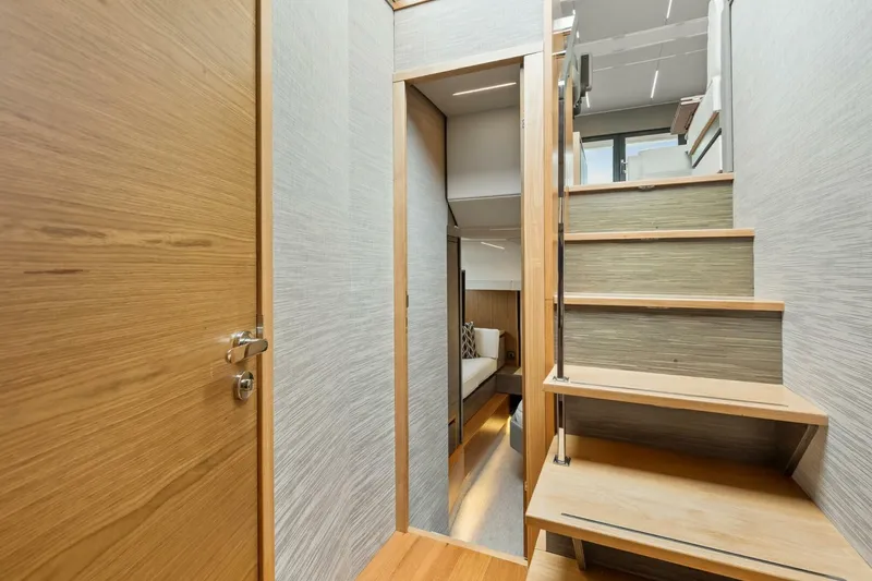 Slide: The Image of 2019 Tiara Yachts C49 Coupe Hallway (1) - 5883468