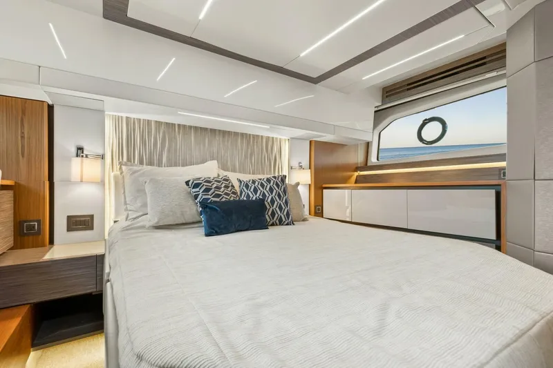 Slide: The Image of 2019 Tiara Yachts C49 Coupe Master Stateroom (1) - 5883471