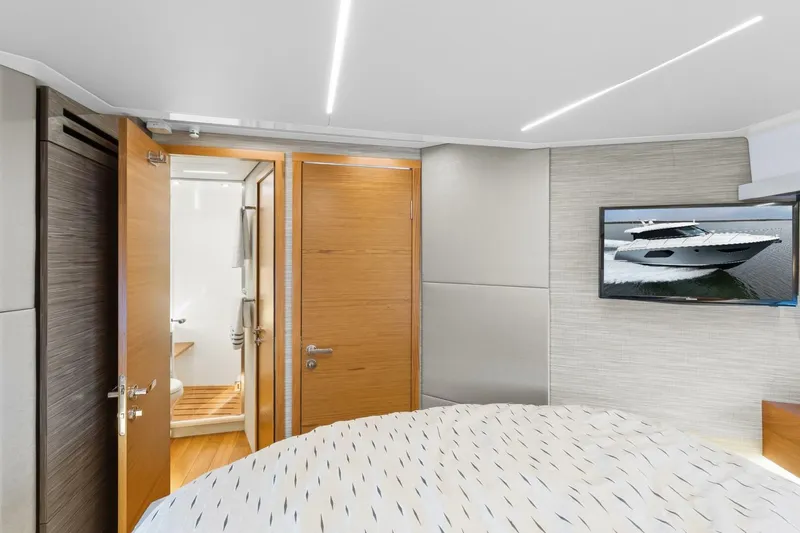 Slide: The Image of 2019 Tiara Yachts C49 Coupe Forward Stateroom (2) - 5883477