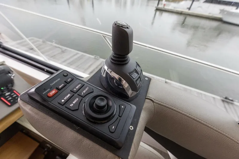 Slide: The Image of 2019 Tiara Yachts C49 Coupe Helm Controls And Electronics (1) - 5883480
