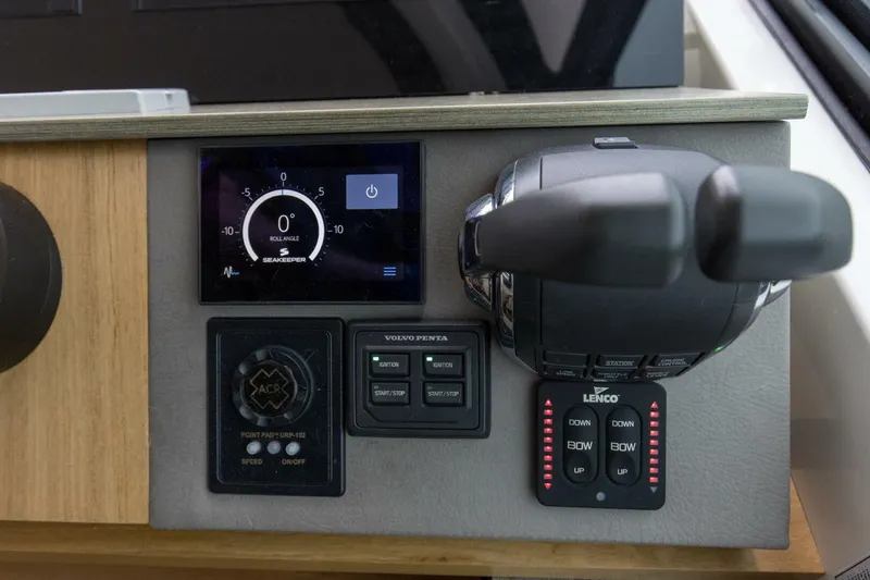 Slide: The Image of 2019 Tiara Yachts C49 Coupe Helm Controls And Electronics (2) - 5883481