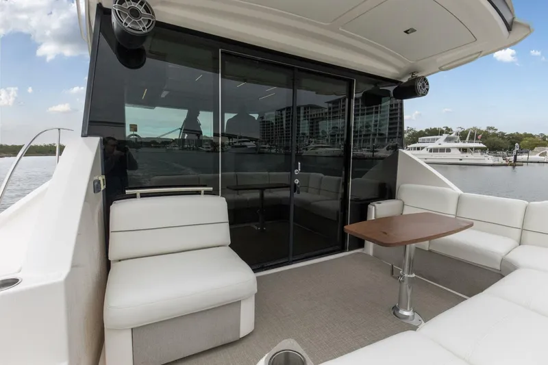 Slide: The Image of 2019 Tiara Yachts C49 Coupe Rear Deck - 5883491