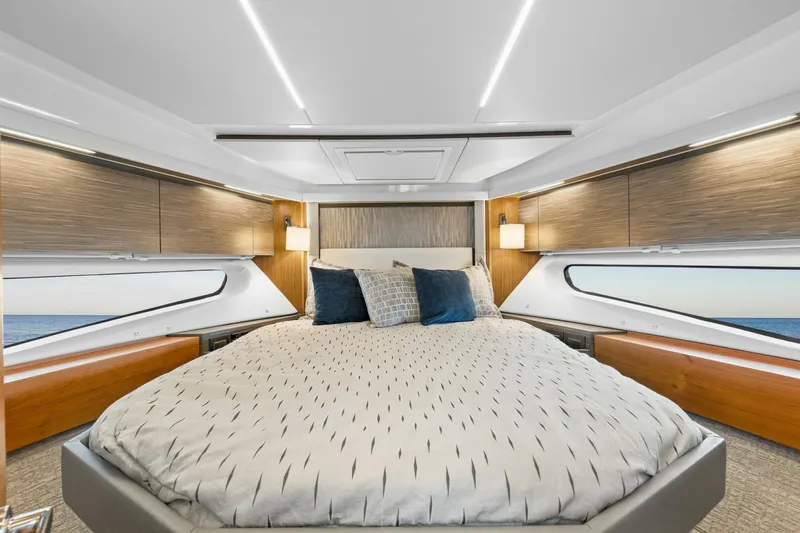 Slide: The Image of 2019 Tiara Yachts C49 Coupe Forward Stateroom - 5883478