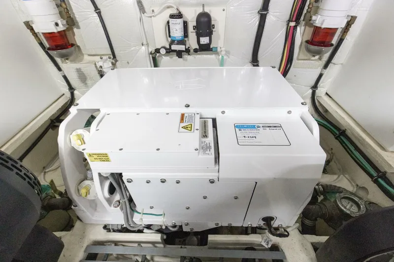 Slide: The Image of 2019 Tiara Yachts C49 Coupe Engine Room (1) - 5883498