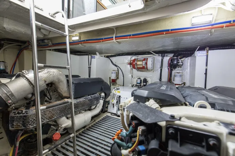 Slide: The Image of 2019 Tiara Yachts C49 Coupe Engine Room (6) - 5883503
