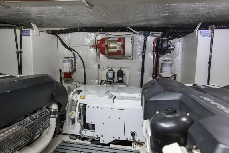 Slide: The Image of 2019 Tiara Yachts C49 Coupe Engine Room - 5883504