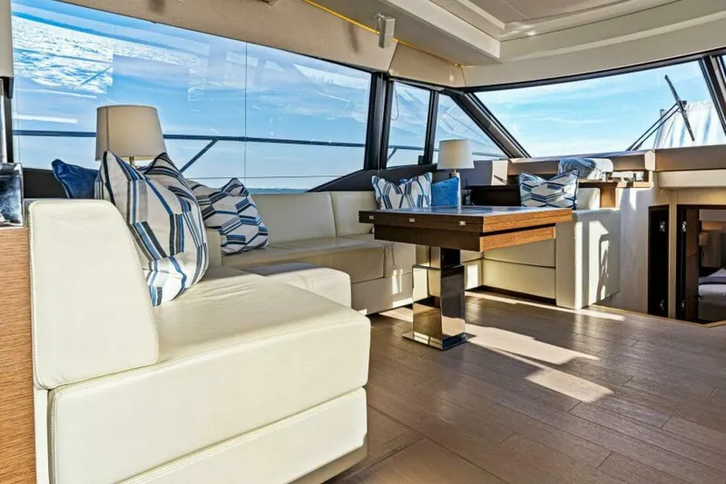 Slide: The Image of 2019 63 Prestige Flybridge - RT Time - Dinette - 5883944