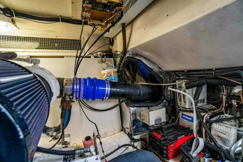 Slide: The Image of Ocean Yachts 56 TUNAR - Engine Room  1999 Ocean Yachts 56 TUNAR - 5896240