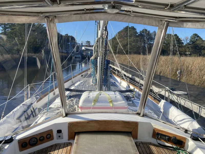 Slide: The Image of Blue Water Vagabond 42 Center Cockpit 1983 - 5885588