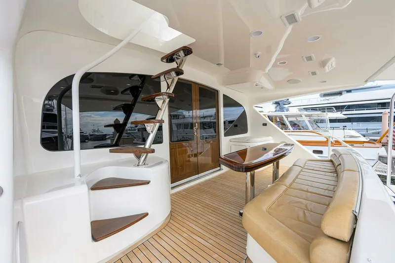 Slide: The Image of Viking 92 SPECULATOR - Flybridge Aft Deck 2017 Viking 92 SPECULATOR - 7650320