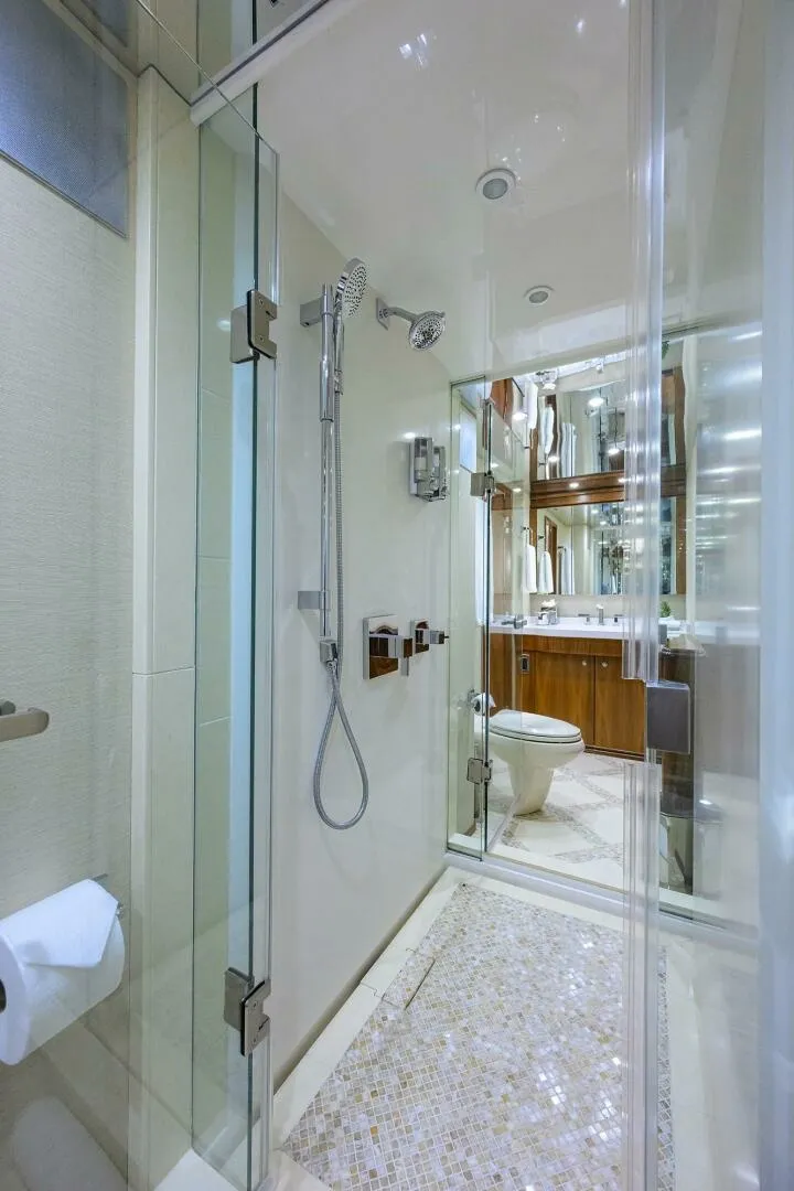 Slide: The Image of Viking 92 SPECULATOR - Master Stateroom Ensuite Head 2017 Viking 92 SPECULATOR - 7650359