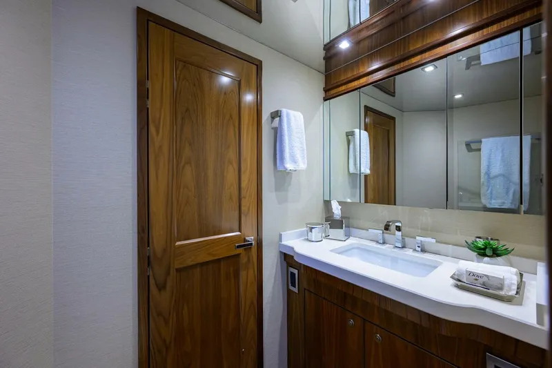 Slide: The Image of Viking  92 SPECULATOR - VIP Guest Stateroom Ensuite Head 2017 Viking 92 SPECULATOR - 5888620