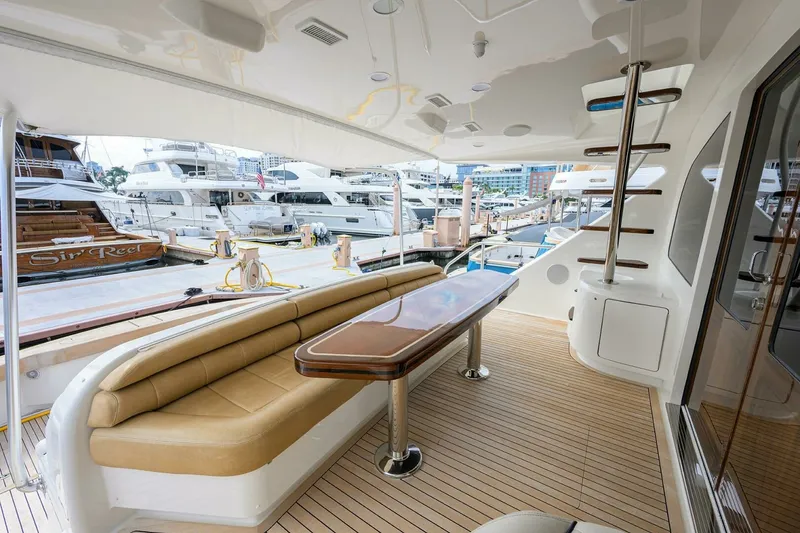 Slide: The Image of Viking 92 SPECULATOR - Flybridge Aft Deck 2017 Viking 92 SPECULATOR - 7650321
