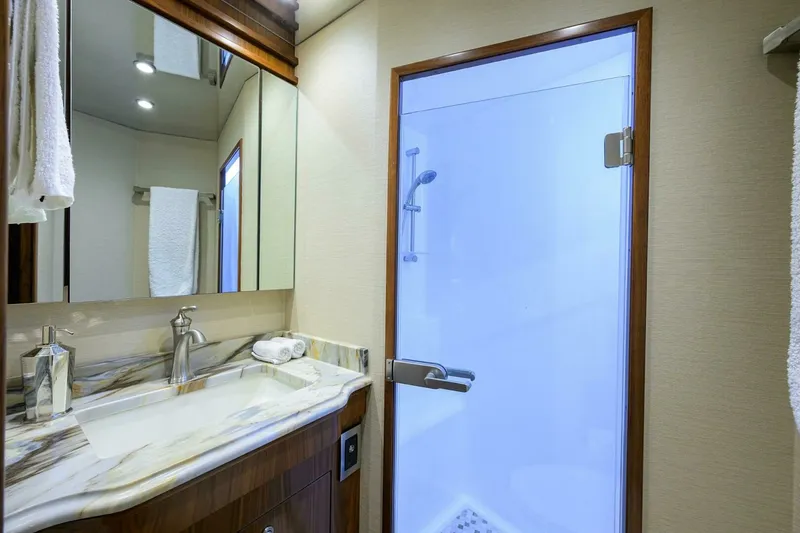 Slide: The Image of Viking 92 SPECULATOR - Twin Guest Stateroom Ensuite Head 2017 Viking 92 SPECULATOR - 7650378