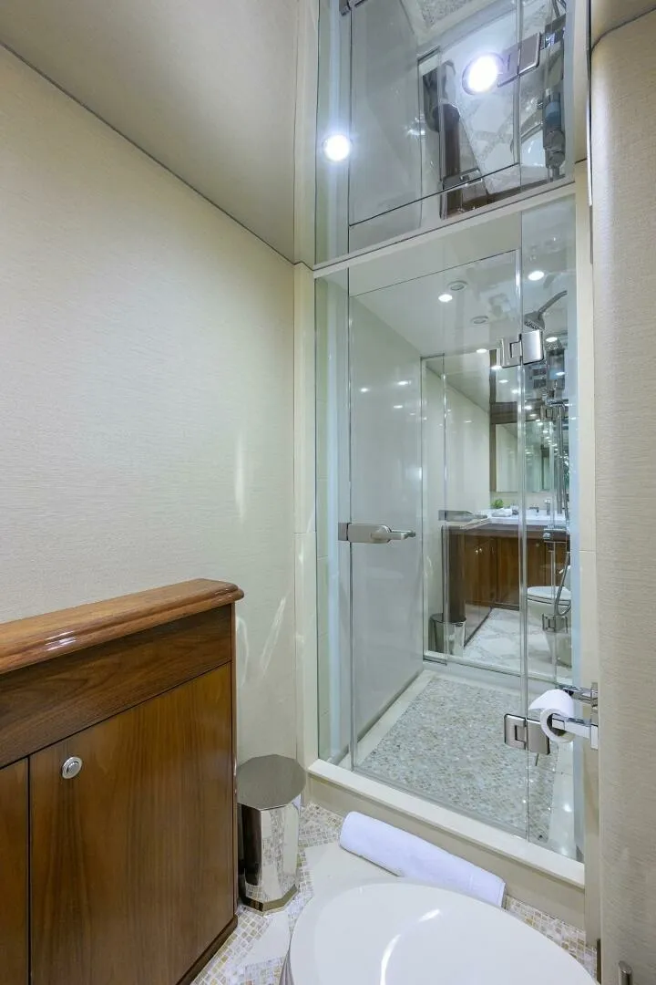 Slide: The Image of Viking 92 SPECULATOR - Master Stateroom Ensuite Head 2017 Viking 92 SPECULATOR - 7650360