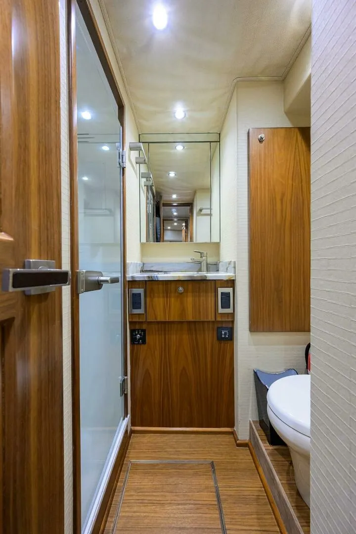 Slide: The Image of Viking 92 SPECULATOR - Crew Quarters Head 2017 Viking 92 SPECULATOR - 7650386