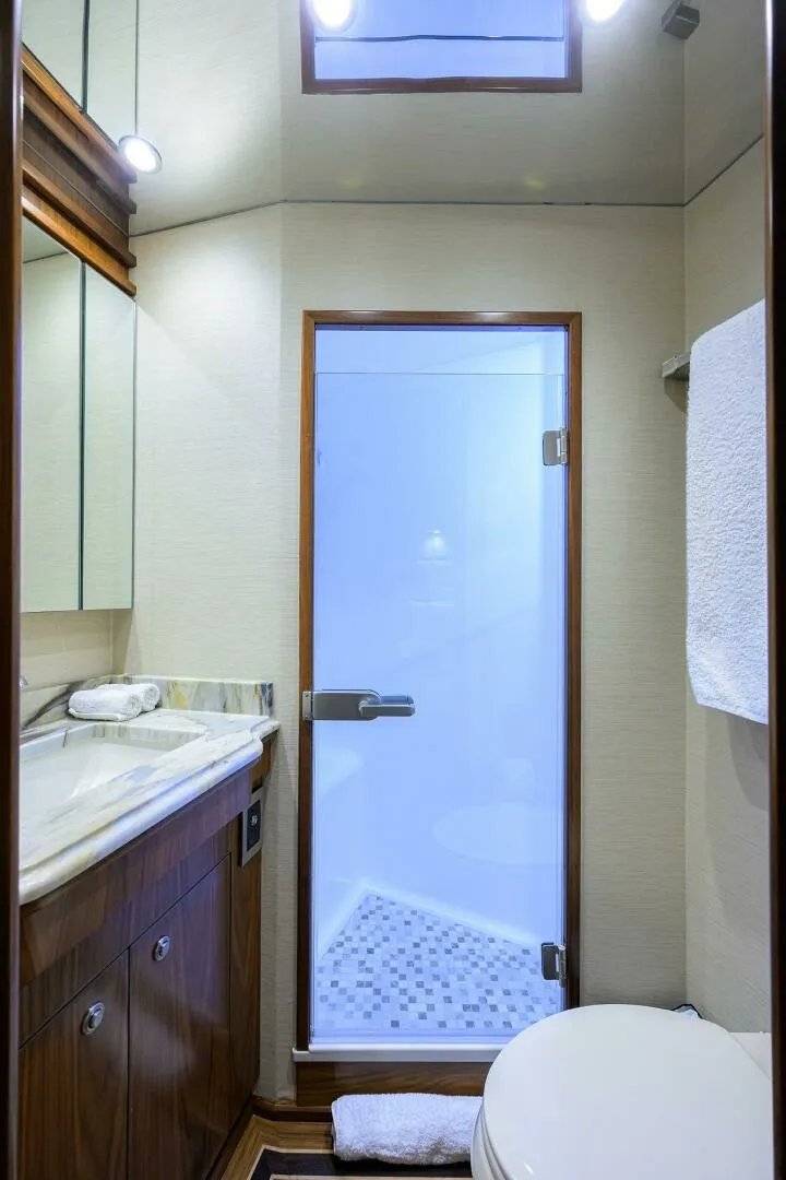Slide: The Image of Viking 92 SPECULATOR - Twin Guest Stateroom Ensuite Head 2017 Viking 92 SPECULATOR - 7650379