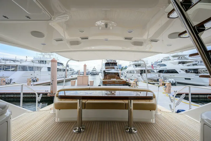 Slide: The Image of Viking 92 SPECULATOR - Flybridge Aft Deck 2017 Viking 92 SPECULATOR - 7650318