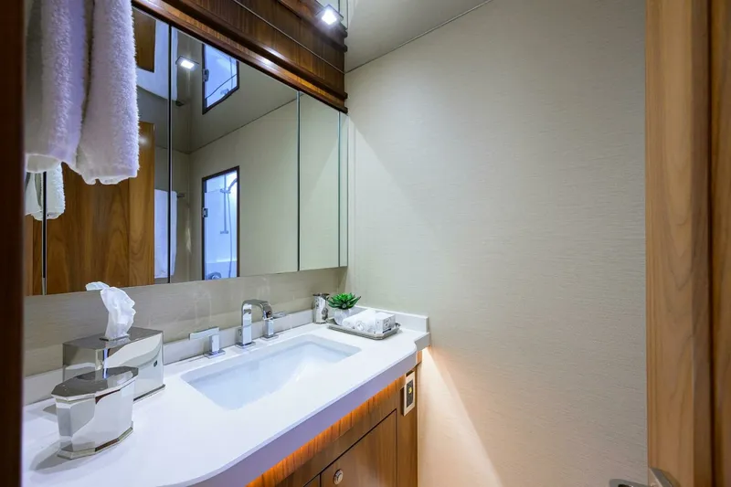 Slide: The Image of Viking 92 SPECULATOR - VIP Guest Stateroom Ensuite Head 2017 Viking 92 SPECULATOR - 7650366