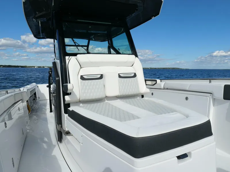 Slide: The Image of Blackfin 332 CC - Forward Seating 2024 Blackfin 332 Center Console - 5889703