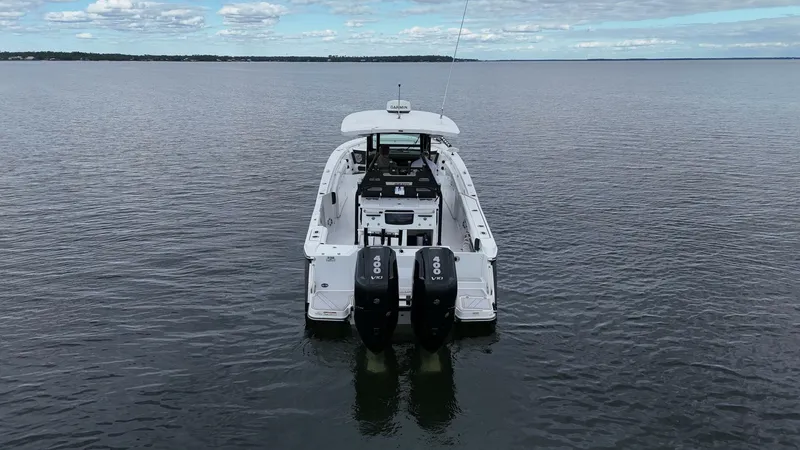 Slide: The Image of Blackfin 332 CC - Aft Profile 2024 Blackfin 332 Center Console - 5889657