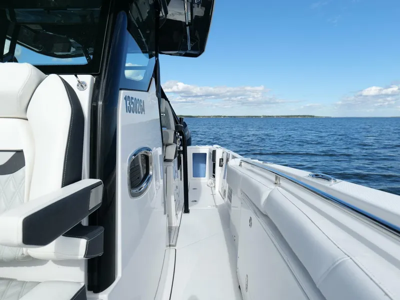 Slide: The Image of Blackfin 332 CC - Aft Deck 2024 Blackfin 332 Center Console - 5889706
