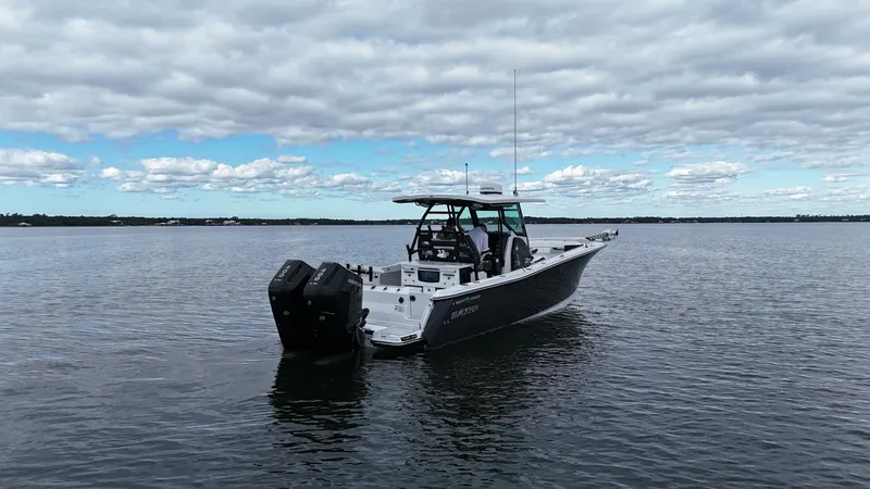 Slide: The Image of Blackfin 332 CC - Starboard Aft Profile 2024 Blackfin 332 Center Console - 5889660