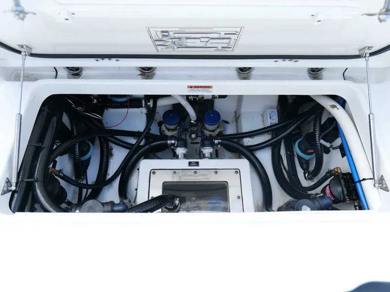 Slide: The Image of Blackfin 332 CC - Battery Compartment 2024 Blackfin 332 Center Console - 5889764