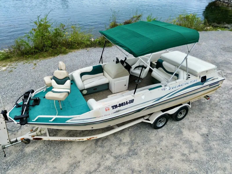 Slide: The Image of Sun Tracker Party Deck 21 2002 - 5987830