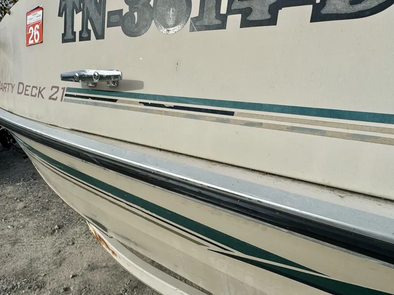 Slide: The Image of Sun Tracker Party Deck 21 2002 - 5987918