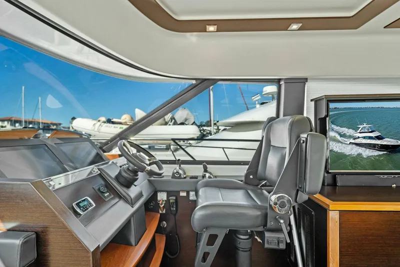 Slide: The Image of 2016 Tiara Yachts 50 Flybridge - Helm/Electronics  - 5910659