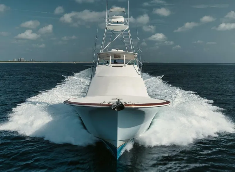 Slide: The Image of Ocean 73 UNCONQUERED - Bow Profile Running Shot 2005 Ocean 73 Super Sport UNCONQUERED - 5892513