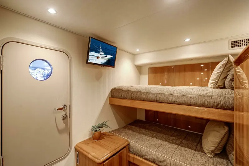Slide: The Image of Viking 70 Convertible - Stateroom, Over/Under Berths 2015 Viking 70 Convertible - Pipe Dreamer - 7651018