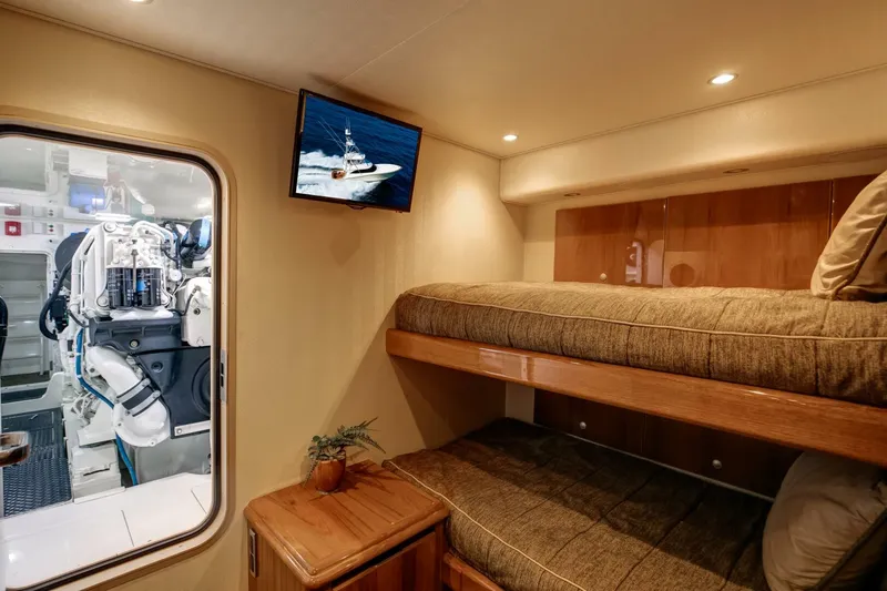 Slide: The Image of Viking 70 Convertible - Stateroom, Over/Under berths 2015 Viking 70 Convertible - Pipe Dreamer - 5894388