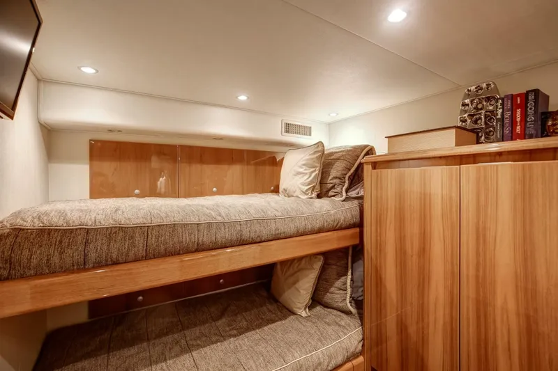 Slide: The Image of Viking 70 Convertible - Stateroom, Over/Under Berths 2015 Viking 70 Convertible - Pipe Dreamer - 5894397