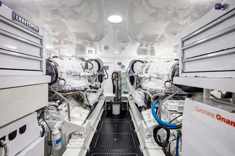 Slide: The Image of Viking 70 Convertible - Engine Room 2015 Viking 70 Convertible - Pipe Dreamer - 5894693