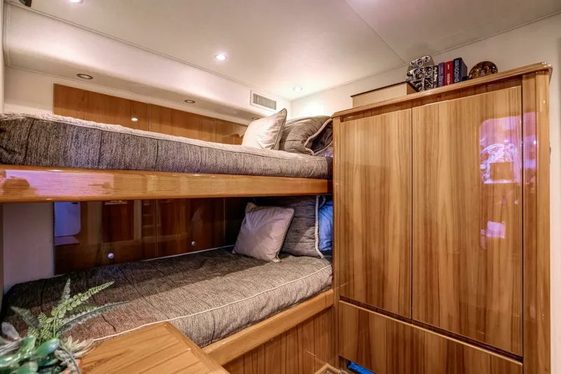 Slide: The Image of Viking 70 Convertible - Stateroom, Over/Under Berths 2015 Viking 70 Convertible - Pipe Dreamer - 7651019