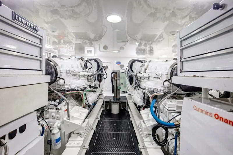 Slide: The Image of Viking 70 Convertible - Engine Room 2015 Viking 70 Convertible - Pipe Dreamer - 7651035