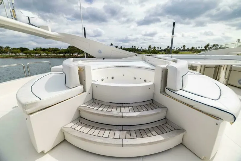 Slide: The Image of 2001 Ferretti 94 Raised Pilothouse - Dreamchaser -Flybridge 2001 Ferretti 94 Raised Pilothouse - Dreamchaser - 7650292