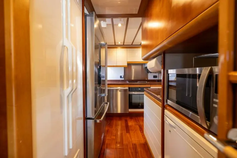 Slide: The Image of  2001 Ferretti 94 Raised Pilothouse - Dreamchaser -Galley 2001 Ferretti 94 Raised Pilothouse - Dreamchaser - 5895221