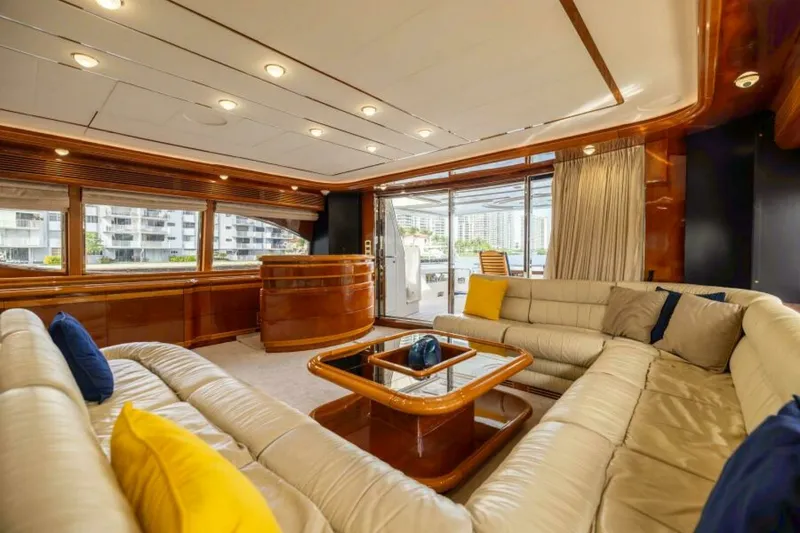 Slide: The Image of 2001 Ferretti 94 Raised Pilothouse - Dreamchaser -Salon 2001 Ferretti 94 Raised Pilothouse - Dreamchasher - 7650258