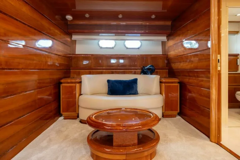 Slide: The Image of 2001 Ferretti 94 Raised Pilothouse - Dreamchaser -Master Stateroom 2001 Ferretti 94 Raised Pilothouse - Dreamchaser - 7650266