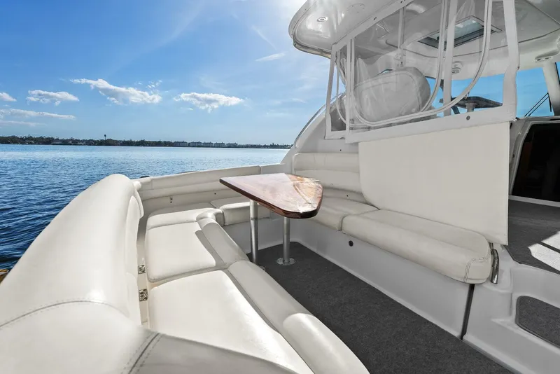 Slide: The Image of 2007 Tiara Yachts 4300 Sovran - Aft Deck Seating   - 5895316