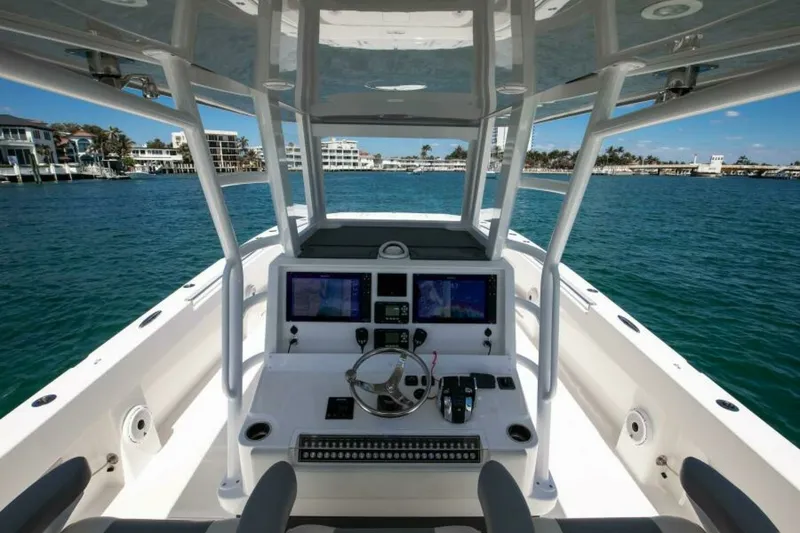 Slide: The Image of Invincible 35 Emanon - Exterior Helm 2021 Invincible 35 Center Console Emanon - 7654356