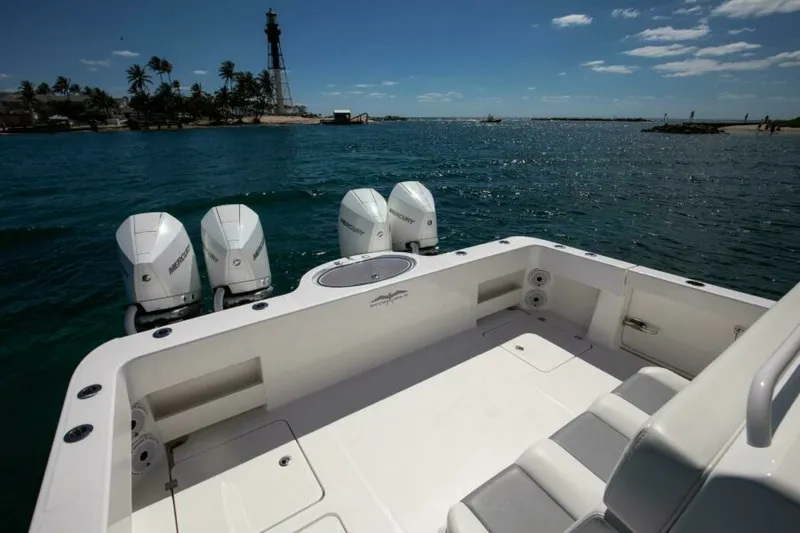 Slide: The Image of Invincible 35 Emanon - Exterior Cockpit 2021 Invincible 35 Center Console Emanon - 7654352