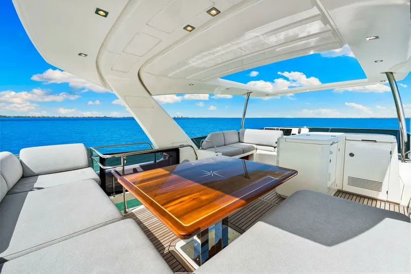 Slide: The Image of 2019 Prestige 630 Flybridge - Flybridge Seating  - 6193363